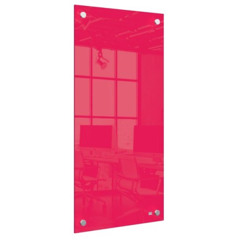 Mała podłużna szklana tablica suchościeralna Nobo Home 300x600mm, czerwona 1915605 Nobo Mała podłużna szklana tablica suchościeralna Nobo Home 300x600mm, czerwona 1915605 Nobo