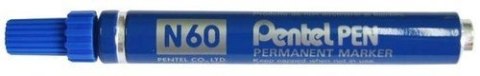 Marker permanentny N60 niebieski okrągła końcówka PENTEL Pentel