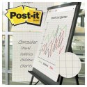 Samoprzylepne arkusze konferencyjne Post-it_ Super Sticky, na flipchart, 63,5x76,2cm, w kratkę do wykresów, 30 kart., białe Post-It 3M