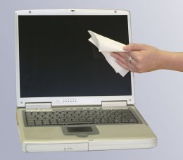 Ściereczki do czyszczenia ekranów , tuba, 100szt., typu Q-CONNECT KF04501A Q-Connect