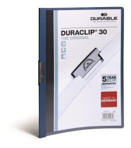 Skoroszyt DURABLE DURACLIP Original 30 granatowy 2200-07 Durable