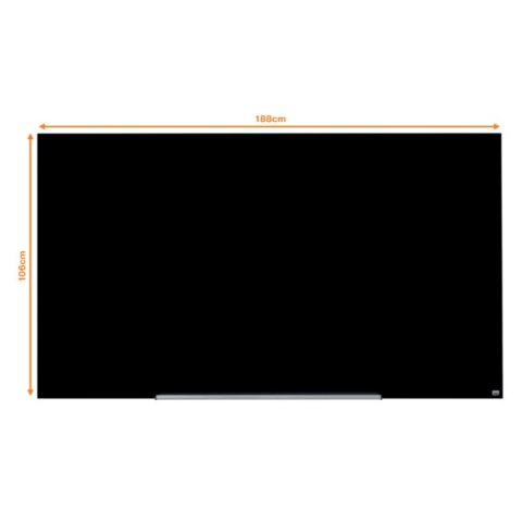 Szklana tablica Nobo Impression Pro 1900x1000mm, czarna 1905182 Nobo Szklana tablica Nobo Impression Pro 1900x1000mm, czarna 1905182 Nobo