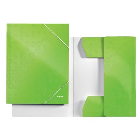 Teczka kartonowa z gumką LEITZ jasno zielona WOW 39820054 Leitz Teczka kartonowa z gumką LEITZ jasno zielona WOW 39820054 Leitz