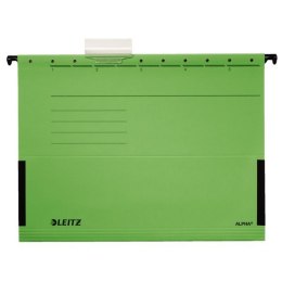 Teczki zawieszane z boczkami ALPHA, zielony, Leitz 19860155 Leitz