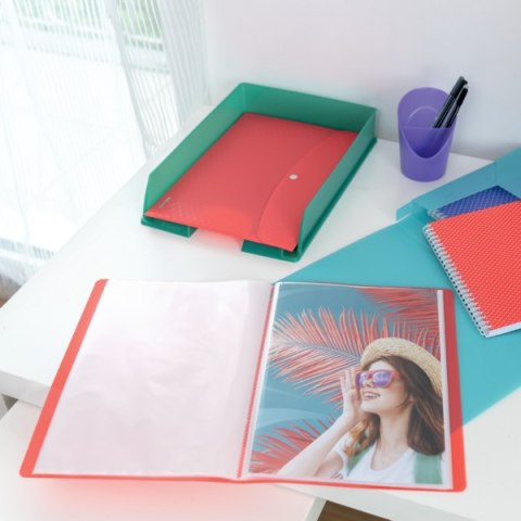 Album ofertowy Esselte ColourBreeze, z 80 koszulkami, zielony 626238 Esselte Esselte Album ofertowy Esselte ColourBreeze, z 80 koszulkami, zielony 626238 Esselte Esselte