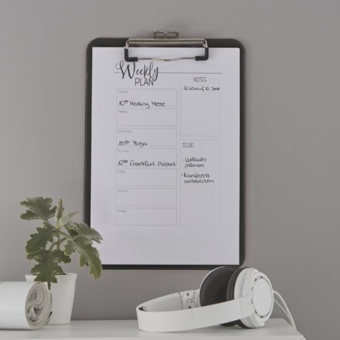 Deska z klipem Leitz WOW, czarna 39710095 Leitz Deska z klipem Leitz WOW, czarna 39710095 Leitz