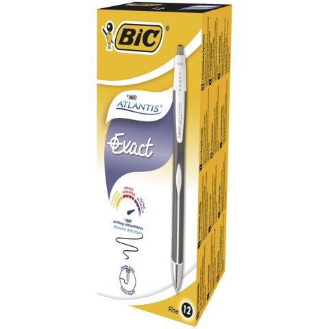Długopis BIC Atlantis Exact czarny, 918506 Bic Długopis BIC Atlantis Exact czarny, 918506 Bic