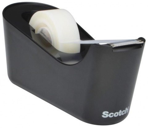 Dyspenser do taśm SCOTCH_ (C-18B), w zestawie taśma Magic 19mmx33m, czarny Scotch 3M Dyspenser do taśm SCOTCH_ (C-18B), w zestawie taśma Magic 19mmx33m, czarny Scotch 3M
