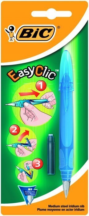 Pióro wieczne BIC Easy Clic Standard FP niebieski Blister 1szt, 8479004 Bic