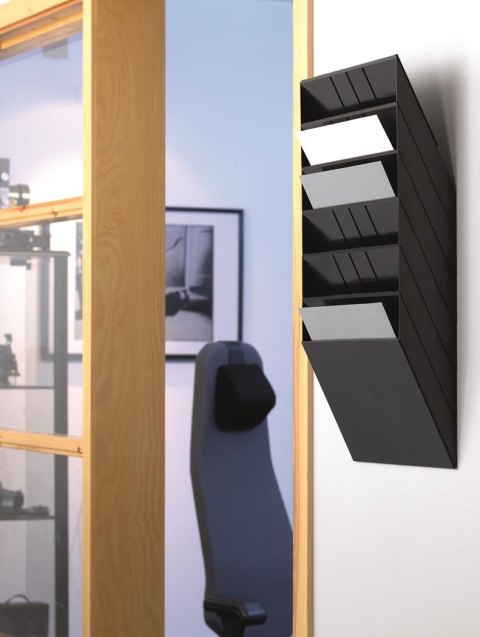 Pojemnik FLEXIBOXX A4 6 poziom 1709785060 czarne (X) Durable Pojemnik FLEXIBOXX A4 6 poziom 1709785060 czarne (X) Durable