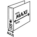 Segregator A4/80mm czarny ESSELTE PLUS VIVIDA No.1 81187 Esselte