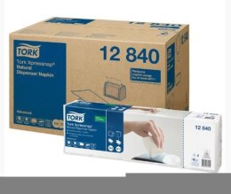 Serwetki dyspenserowe Tork, 1 warstwa, celuloza, 6x33 cm, kolor biały, 9000 szt, system N4 8op x 1125, 10840 Tork