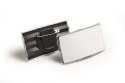 Identyfikator 40x75 mm z kombi klipem Antracy towy 812858 DURABLE Durable
