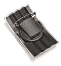 Identyfikator 40x75 mm z kombi klipem Antracy towy 812858 DURABLE Durable