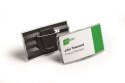 Identyfikator 40x75 mm z kombi klipem Antracy towy 812858 DURABLE Durable