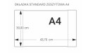 Okładka standard zeszytowa A4 - 300 (25) z kod. na szt. OZK-02 BIURFOL Biurfol