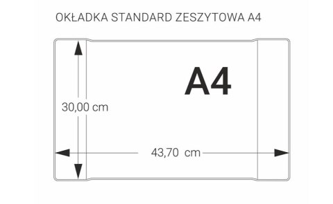 Okładka standard zeszytowa A4 - 300 (25) z kod. na szt. OZK-02 BIURFOL Biurfol Okładka standard zeszytowa A4 - 300 (25) z kod. na szt. OZK-02 BIURFOL Biurfol