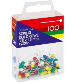 Szpilki Kolorowe 100 GRAND T4, 3, 8x15mm GRAND 110-1671 Grand
