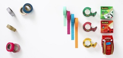 Taśma biurowa SCOTCH_ Magic_ (9-1933R8), matowa, 19mm, 33m, 7szt., 1 rolki GRATIS Scotch 3M