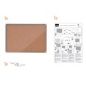 Gablota korkowa Nobo Premium Plus 18xA4 (drzwiczki przesówne) 1902575 Nobo