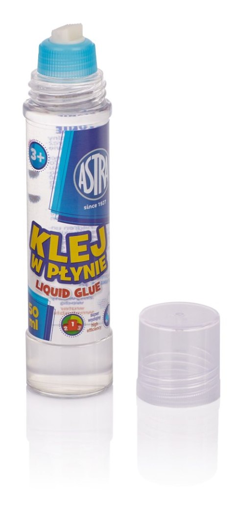Klej w płynie transparentny 50 ml - display 24 sztuki ASTRA, 401117001 Astra Klej w płynie transparentny 50 ml - display 24 sztuki ASTRA, 401117001 Astra