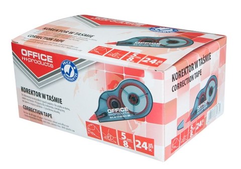 Korektor w taśmie , myszka, 5mmx8m, typu OFFICE PRODUCTS 17101821-99 Office Products