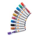 Markery Liquid Ink, różne kolory, 10 szt 1915381 NOBO Nobo