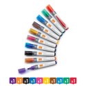 Markery Liquid Ink, różne kolory, 10 szt 1915381 NOBO Nobo