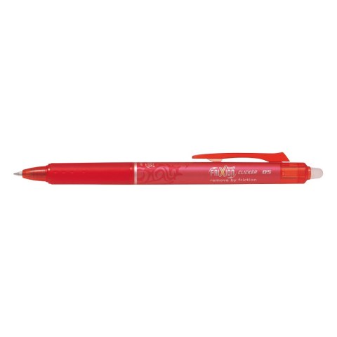 Pióro kulkowe FRIXION CLIKER czerwone 0.5 PIBLRT-FR5-R Pilot Pióro kulkowe FRIXION CLIKER czerwone 0.5 PIBLRT-FR5-R Pilot