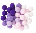 Pompony 20 mm - Lawendowe pole ASTRA, 335121022 Astra