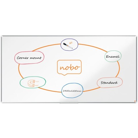 Tablica porcelanowa Nobo Premium Plus 2400x1200mm 1915151 Nobo Tablica porcelanowa Nobo Premium Plus 2400x1200mm 1915151 Nobo