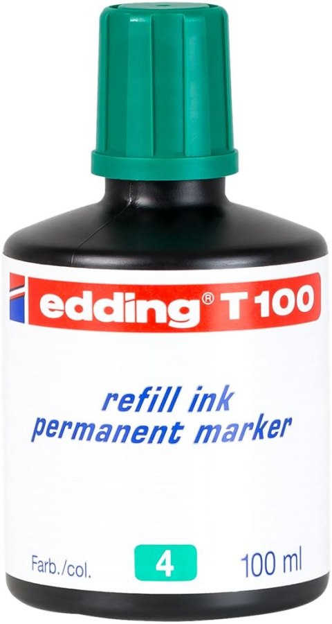Tusz do markerów permanentnych 100 ml zielony Edding T100/004/Z Edding Tusz do markerów permanentnych 100 ml zielony Edding T100/004/Z Edding