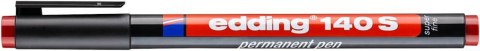 Foliopis 0.3 140S czerw.EDDING końcówka okrągła Edding