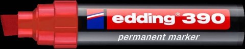 Marker permanentny ścięta końcówka 4-12 mm czerwony Edding 390/002/CZ Edding
