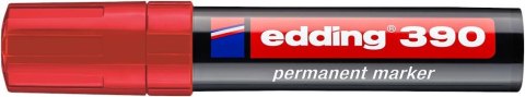 Marker permanentny ścięta końcówka 4-12 mm czerwony Edding 390/002/CZ Edding