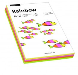 Papier xero kolorowy RAINBOW mix pastelowy 100ark 88043187 Rainbow