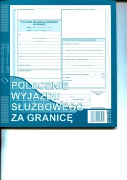 505-2Z Polecenie wyjazdu służbowego za granicę 2/3 A4 Michalczyk i Prokop