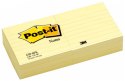 Bloczek samoprzylepny POST-IT_ w linie (630-6PK), 76x76mm, 6x100 kart., żółty (X) Post-It 3M