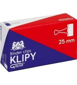 Klip 25mm 12szt (1 cal) czarny GRAND 110-1093 Grand
