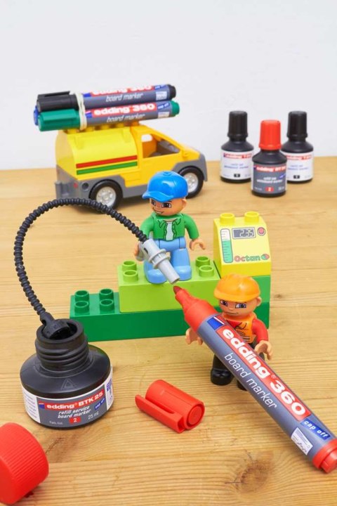 Marker do tablic okrągła końcówka 1,5-3 mm fioletowy Edding 360/008/F Edding