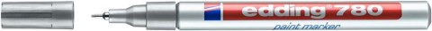 Marker olej.780 0.8mm srebr.EDIN EDDING końcówka okrągła Edding