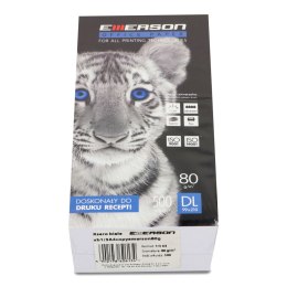Papier receptowy 1/3 A4 Emerson TIGER 80g ryza=500arkuszy xb1/3A4copyemerson80g Emerson