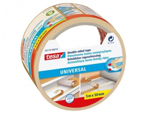 Taśma dwustronna TESA 5m X50mm 56170-00010-01 TS Tesa Taśma dwustronna TESA 5m X50mm 56170-00010-01 TS Tesa