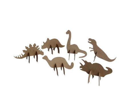 Zestaw kształtów tekturowych 3D, DINO, 6 szt, 15, 12 cm, Happy Color HA 4513 1512-DN6 Happy Color Zestaw kształtów tekturowych 3D, DINO, 6 szt, 15, 12 cm, Happy Color HA 4513 1512-DN6 Happy Color
