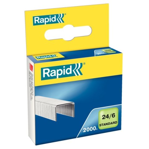 Zszywki Rapid Standard 24/6 2M , 2000 szt. Rapid 24858800 Rapid Zszywki Rapid Standard 24/6 2M , 2000 szt. Rapid 24858800 Rapid
