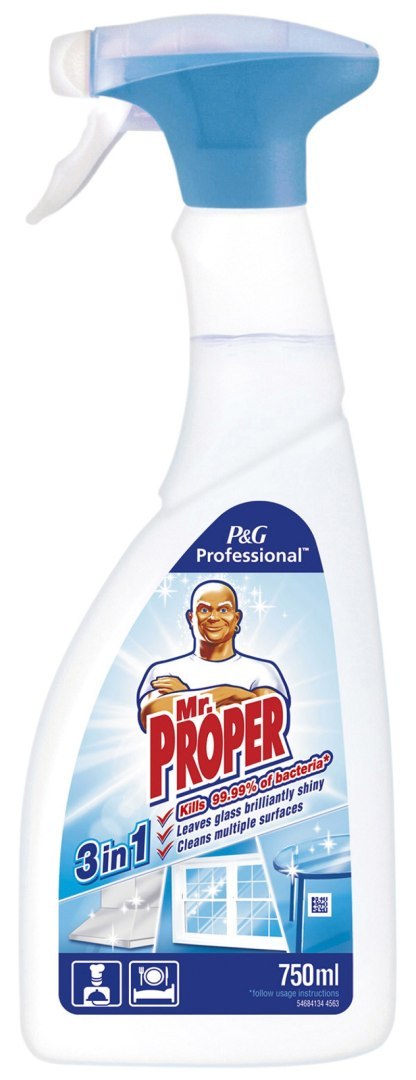 MR.PROPER Płyn spray 750ml 3w1 dezynfekcja i czyszczenie powierzchni i szkła 1001001331 Mr. Proper MR.PROPER Płyn spray 750ml 3w1 dezynfekcja i czyszczenie powierzchni i szkła 1001001331 Mr. Proper