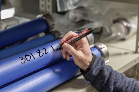Marker perm.300-4szt EDDING końcówka okrągła Edding