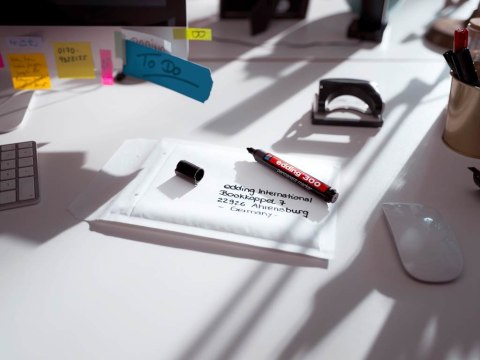 Marker perm.300-4szt EDDING końcówka okrągła Edding