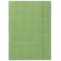Teczka z gumką w kratę zielona FEP06 (X) Donau