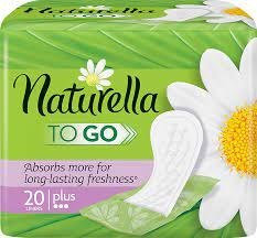 Wkładki higieniczne, naturella "to go" Pronto Wkładki higieniczne, naturella "to go" Pronto